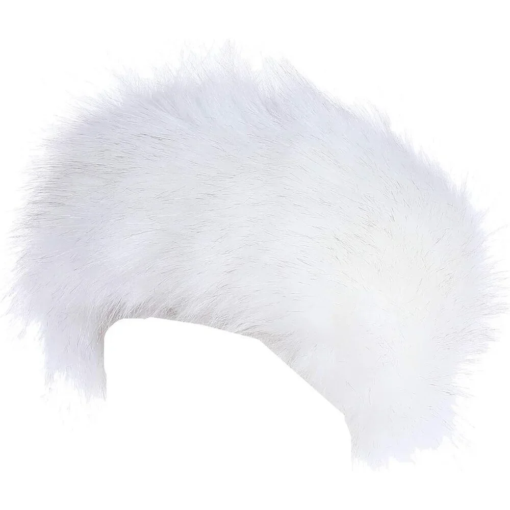 Faux Fur Headband Women's Winter Earwarmer Elastic Fluffy Polar Fleece
